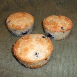 Healthier Blueberry Muffins