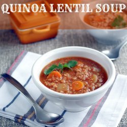 Three Lentil and Quinoa Soup