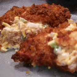 Pimiento Cheese-Stuffed Fried Chicken