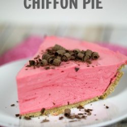Raspberry Chiffon Pie
