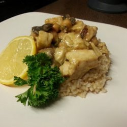 Chicken With Mushrooms and Lemongrass