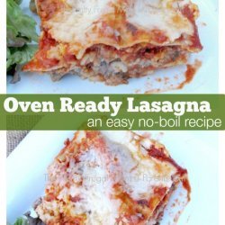 Easy Oven Lasagna