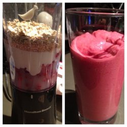Raspberry and Oatmeal Smoothie