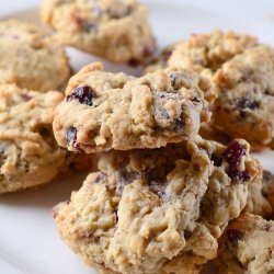Chocolate Cranberry Oatmeal Cookies