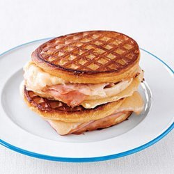 Ham and Cheese Waffle Sandwiches