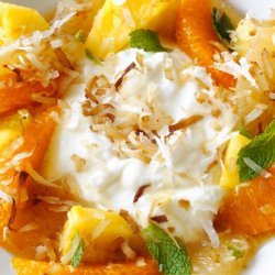 Pineapple Citrus Salad With Coconut