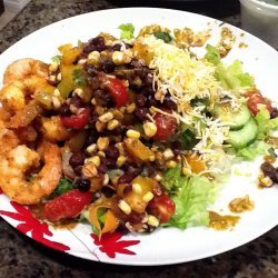 Black Bean, Corn & Shrimp Salad