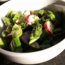 Asian Asparagus and Radish Salad