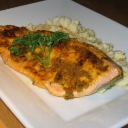 Spice Rubbed Trout With Cauliflower Puree