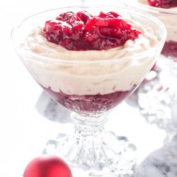 Cranberry Cheesecake With Sauce