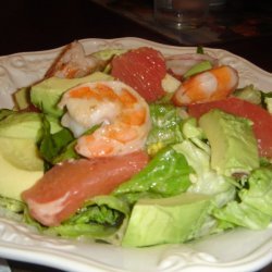 Pink Grapefruit and Avocado Salad