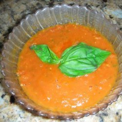Roasted Tomato Soup With Basil