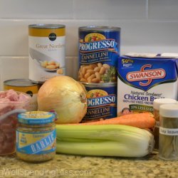 Easy Three Bean and Ham Soup
