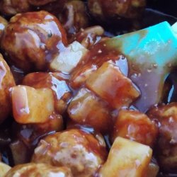 Maple-Glazed Meatballs