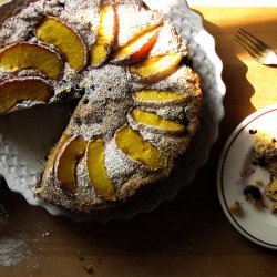 Peach and Blueberry Breakfast Cake