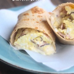 Ham and Egg Breakfast Burrito