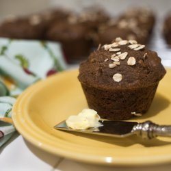 Molasses Muffins with Flax and Dates