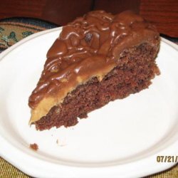 Peanut Butter and Chocolate Melt Away Cake