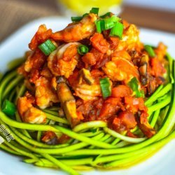Shrimp and Zucchini Marinara