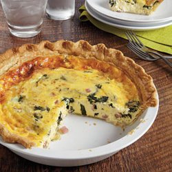 Swiss and Spinach Quiche