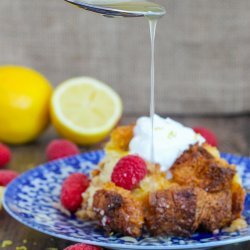 Bread Pudding With Raspberries