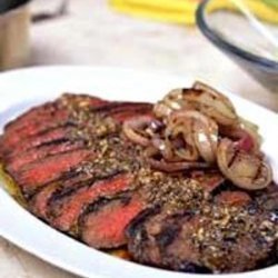 Grilled Flank Steak With Cumin Aioli