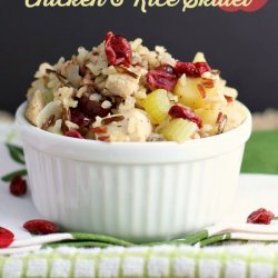 Skillet Chicken With Cranberries & Apples