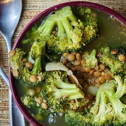 Lentil and Broccoli Soup
