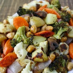 Roasted Vegetables and Chickpeas