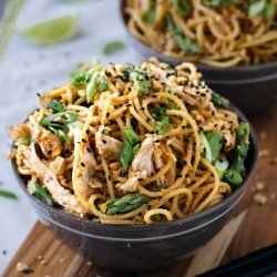 Chicken With Sesame Noodles
