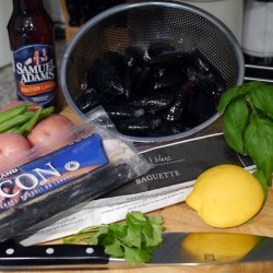 Beer & Bacon Mussels
