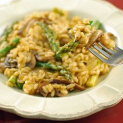 Risotto With Mushrooms and Asparagus