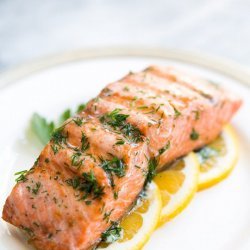 Grilled Salmon With Dill