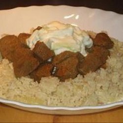 Lamb Curry With Fragrant Rice and Raita