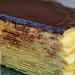 Dark Chocolate Crepe Cake