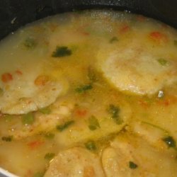Sopa De Capirotadas Hondurenas (Cheese and Cornmeal Cake Soup)