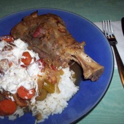 Lamb Shanks With Celery