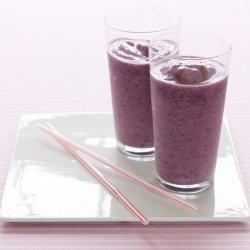 Blueberry and Flaxseed Smoothie