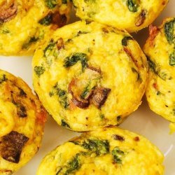 Spinach and Mushroom Egg  Muffins 