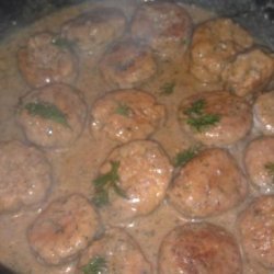 Polish Veal Balls With Dill