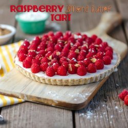 Raspberry tart for 2