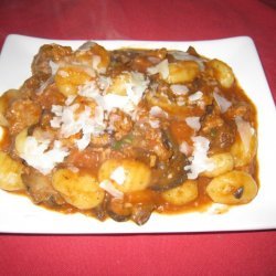 Potato Gnocchi With Pork and Wild Mushroom Ragu