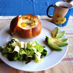 Eggs in Bread Bowls