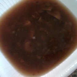 Broth Based Mushroom Soup- Super Simple!