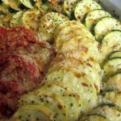 Baked Tomato With Zucchini
