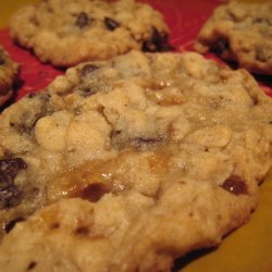 Toffee Oatmeal Cookies
