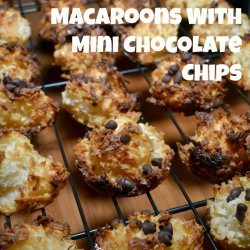 Coconut Macaroons With Mini Chocolate Chips