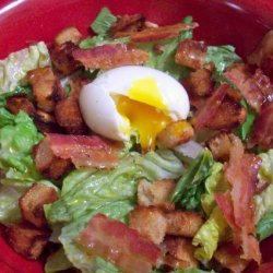 Breakfast Salad With Soft Boiled Egg