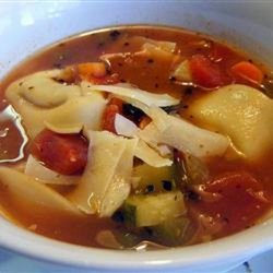 Italian Sausage & Tortellini Soup