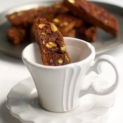 Chocolate Pistachio Biscotti